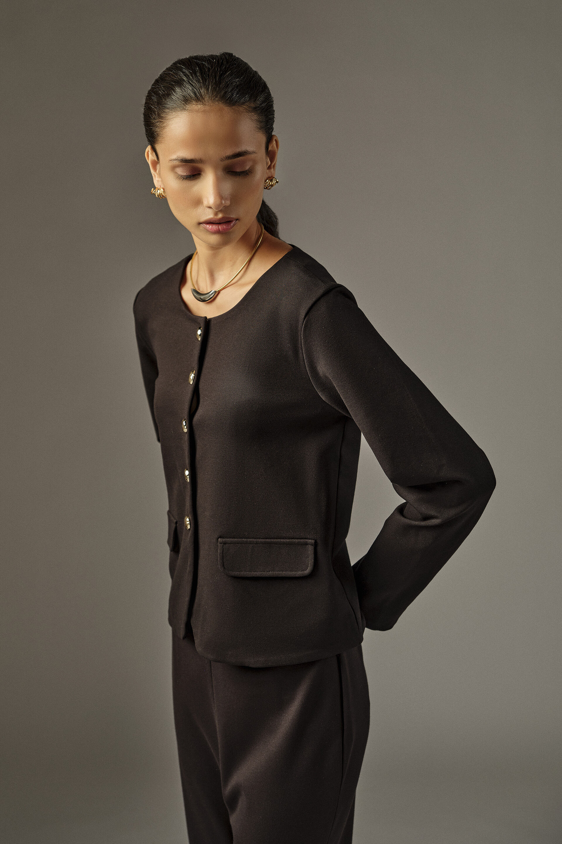 Workwear Jacket in Black, Black, image 5